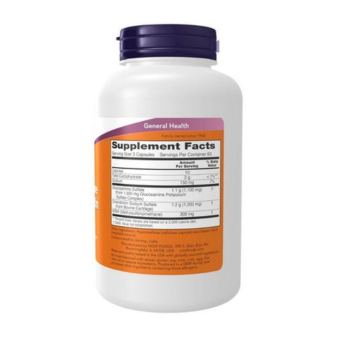 Now Foods, Glucosamine & Chondroitin with MSM, 180 Caps