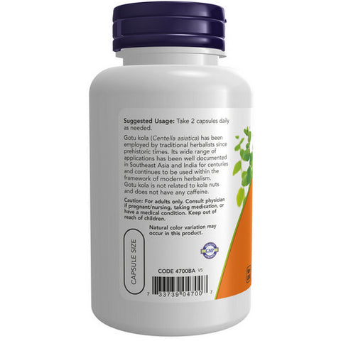 Now Foods, Gotu Kola, 450 mg, 100 Caps