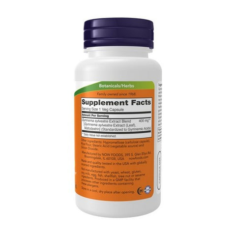 Now Foods, Gymnema Sylvestre, 400 mg, 90 Caps