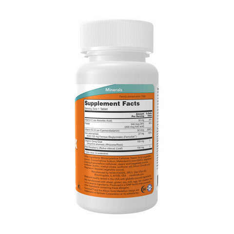 Now Foods, Iron Complex, 100 Tabs
