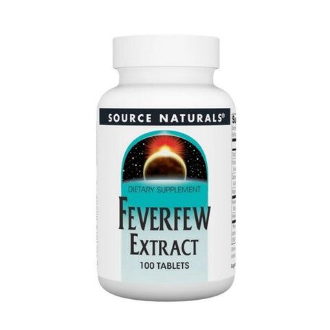 Source Naturals, Feverfew Extract, 100 Tabs
