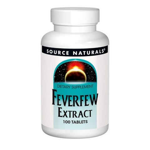 Source Naturals, Feverfew Extract, 100 Tabs