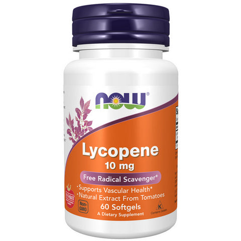 Now Foods, Lycopene, 10 mg, 60 Sgels