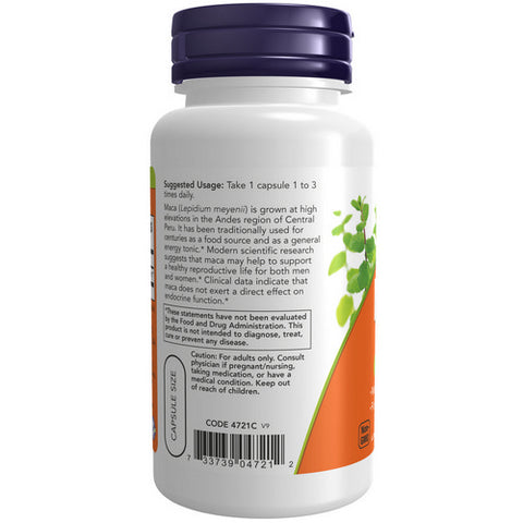 Now Foods, Maca, 500 mg, 100 Caps