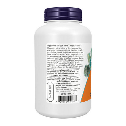 Now Foods, Magnesium, 400 mg, 180 Caps