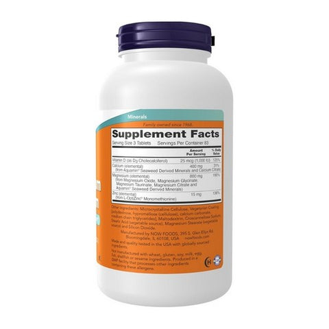 Now Foods, Magnesium & Calcium, 250 Tabs