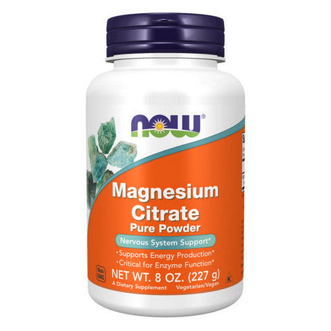 Now Foods, Magnesium Citrate Pure Powder, POWDER, 8 Oz