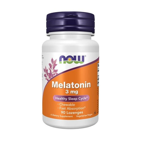 Now Foods, Melatonin, 3 mg, 90 Lozenges