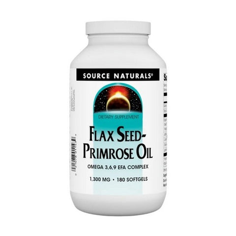 Source Naturals, Flaxseed-Primrose Oil, 1300 mg, 180 Softgels