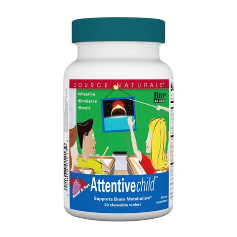 Source Naturals, Attentive Child, 30 wafers