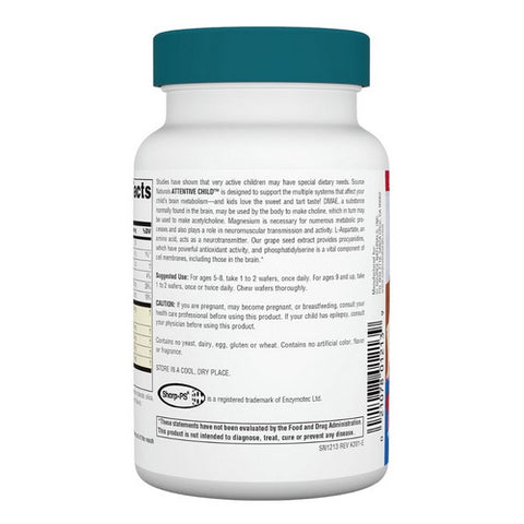 Source Naturals, Attentive Child, 30 wafers