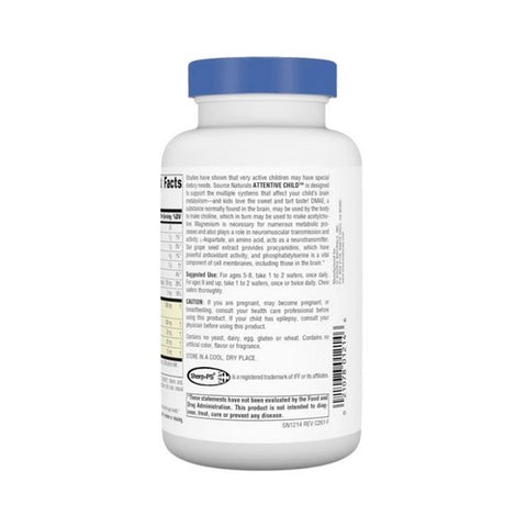 Source Naturals, Attentive Child, 60