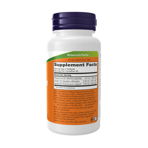 Now Foods, Peppermint Gels, 90 Sgels