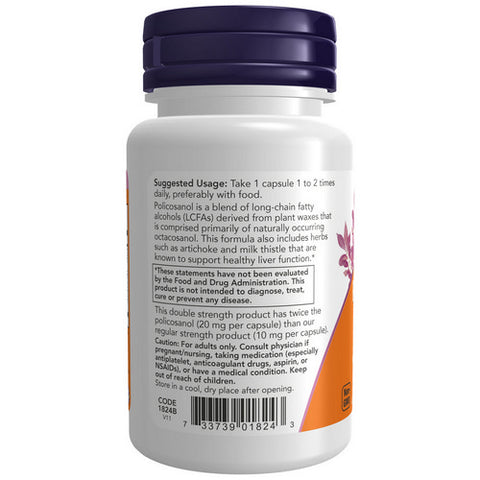 Now Foods, Policosanol Double Strength, 20 Mg, 90 Veg Caps