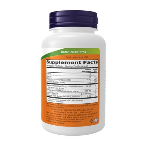 Now Foods, Prostate Support, 90 Sgel