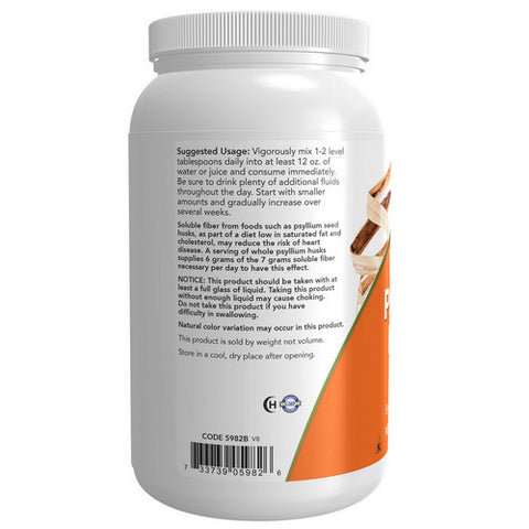 Now Foods, Psyllium Husks Whole, 24 OZ