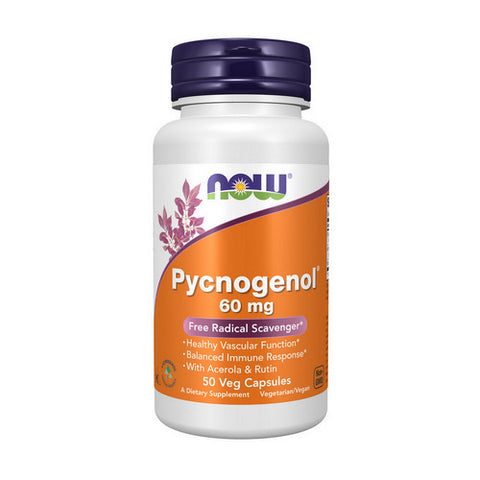 Now Foods, Pycnogenol, 60 mg, 50 Vcaps
