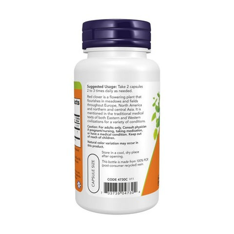 Now Foods, Red Clover, 375 mg, 100 Caps