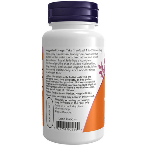 Now Foods, Royal Jelly, 1000 mg, 60 Sgels