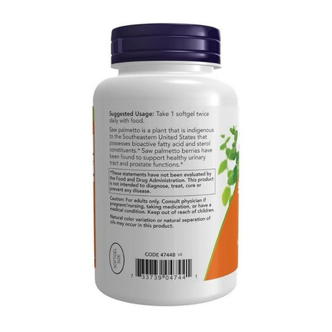 Now Foods, Saw Palmetto Extract, 160 mg, 240 Softgels
