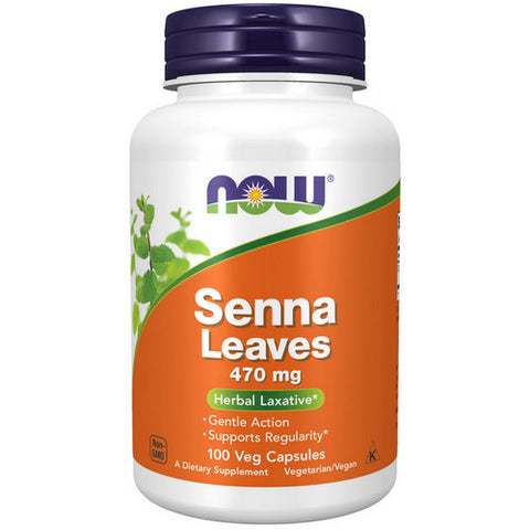 Now Foods, Senna Leaves, 470 mg, 100 Caps