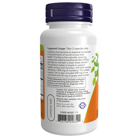 Now Foods, Cranberry with PACs, 90 Veg Caps