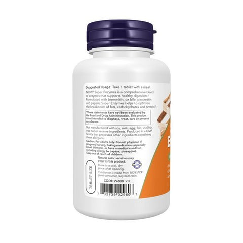 Now Foods, Super Enzymes, 90 Tabs