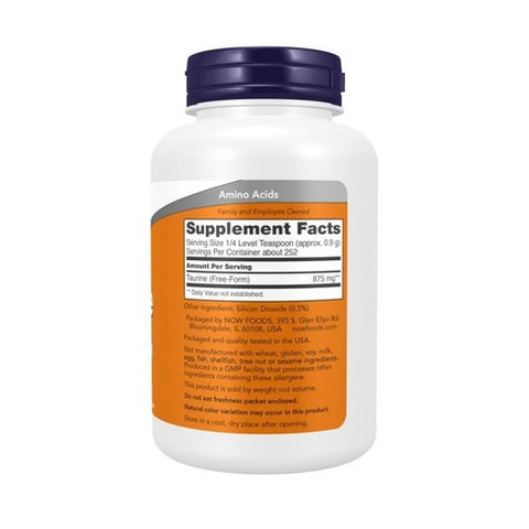 Now Foods, Taurine Pure Powder, 8 OZ
