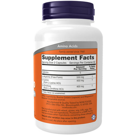 Now Foods, Tri-Amino, 120 Caps