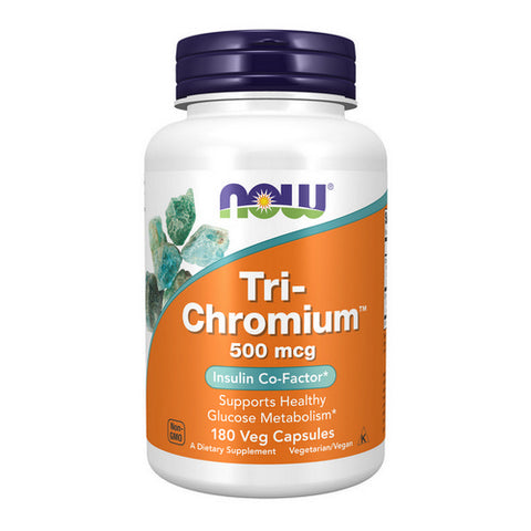 Now Foods, Tri-Chromium, 500 mcg, 180 Veg Caps