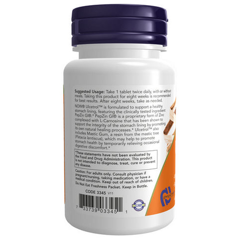 Now Foods, Ulcetrol With Pepsin Gi, 60 Tabs
