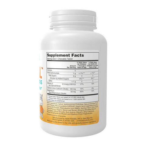 Now Foods, Kid Cal, 100 Chewables