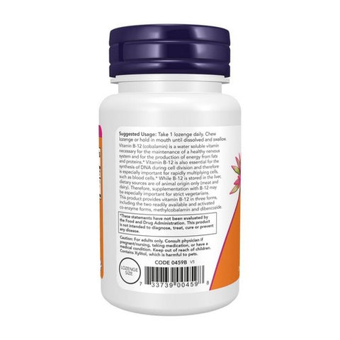Now Foods, B-12, 2000 mcg, 100 Lozenges