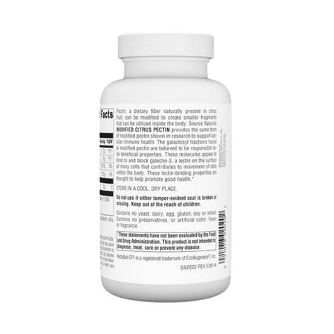 Source Naturals, Modified Citrus Pectin, 750 mg, 120 caps