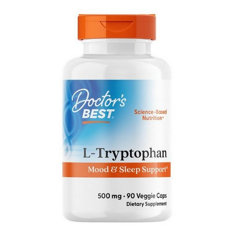 Doctors Best, L-Tryptophan, 500 mg, 90 veg Caps