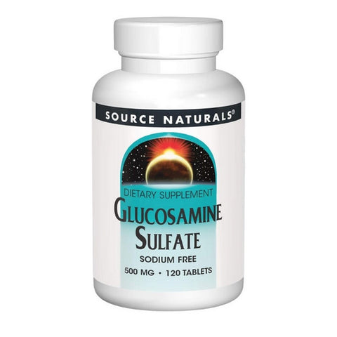 Source Naturals, Glucosamine Sulfate, 500 mg, 120 Tabs