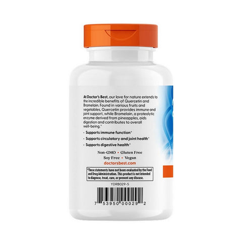 Doctors Best, Quercetin Bromelain, 180 Veggie Caps