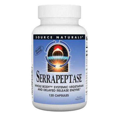 Source Naturals, Serrapeptase, 500 mg, 120 Vegicaps