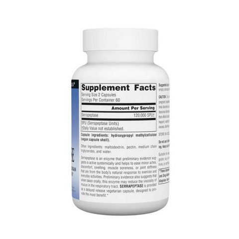 Source Naturals, Serrapeptase, 500 mg, 120 Vegicaps