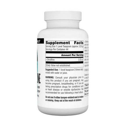 Source Naturals, L-Citrulline, 500 mg, Powder 3.53oz