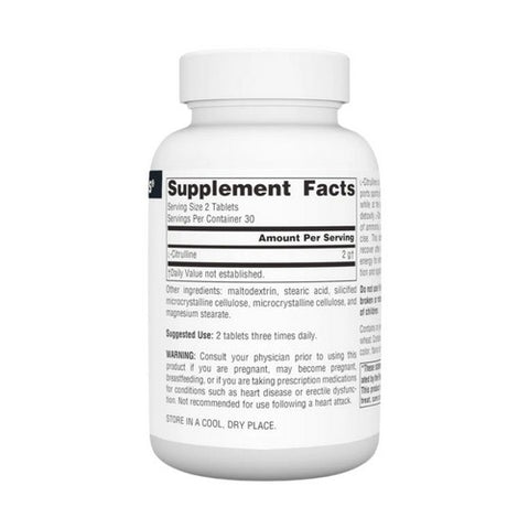 Source Naturals, L-Citrulline, 1000 mg, 60 Tabs