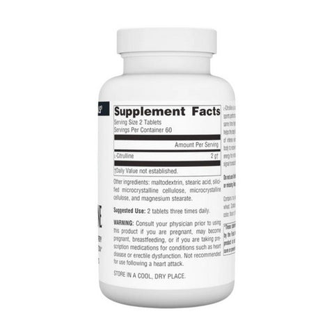 Source Naturals, L-Citrulline, 1000 mg, 120 Tabs