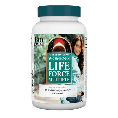 Source Naturals, Women's Life Force Multiple, No Iron 45 Tabs