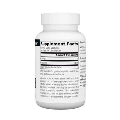 Source Naturals, L-Leucine, 60 Caps