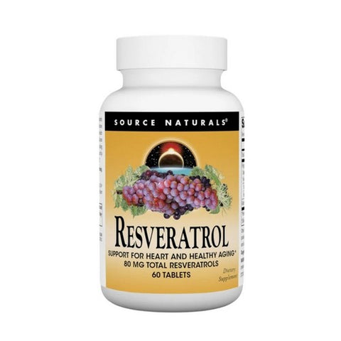Source Naturals, Resveratrol, 80 mg, 60 Tabs