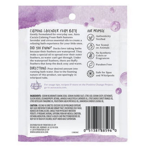 Aura Cacia, Aromatherapy Foam Bath, Kids Calming 2.5 Oz