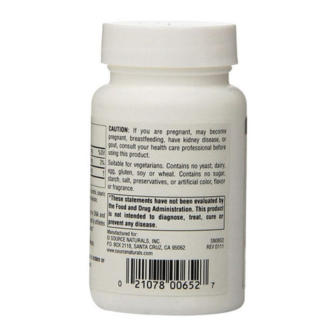 Source Naturals, Inosine, 500 MG, 60 Tabs
