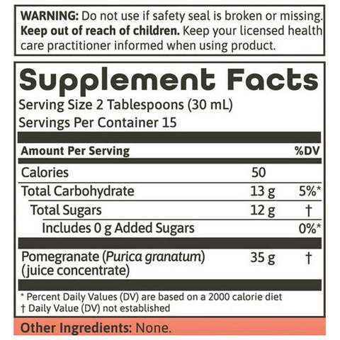 Dynamic Health Laboratories, Pomegranate Concentrate, 16 Oz