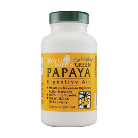 Royal Tropics, Green Papaya Digestive Enzymes, Powder 5 Oz