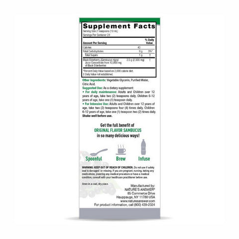 Nature's Answer, Sambucus, 4 Oz